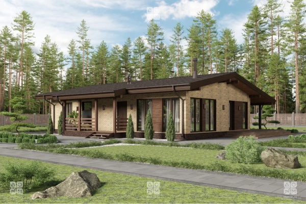 Дом панельно-каркасный Сезанн (170кв.м)